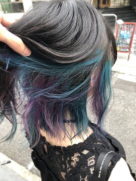 ビヨンドイー(beyond E) ピンクエメラルドユニコーンカラー