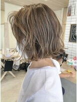 パーク(PAAQ) 【paaq田中】極細ハイライト×レイヤーボブ