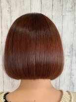 ラテ(latte)&nbsp;ピンクブラウン ミニボブ