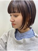 (akiko)前下がりショート×ぱつんと前髪