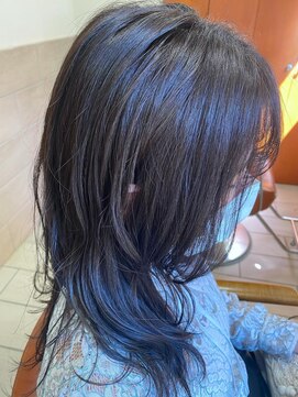 テトラ バイ ネオリーブ 横浜西口店(tetra by neolive) 暗めでもオシャレに☆ブルーブラック