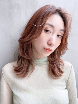 アイティーバイアルバム 八王子店(IT by ALBUM) レイヤーカット_くびれヘアビタミンカラーメルティカラー_28887