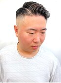 スキンフェード/アイロンパーマ/アップバング/メンズパーマ
