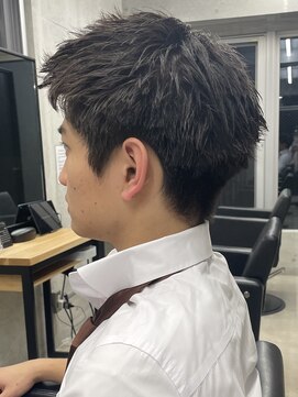 フイ 代々木(Hui) メンズ/アップバング/ベリーショート/束感ショート/波巻き