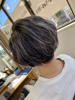 ノエ(Noe.)&nbsp;【★前下がりボブ/ハイライト/グレー★】