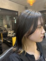 ロックステディ(ROCK STEADY)&nbsp;インナーカラー/切りっぱなしボブ