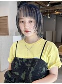 Blue×White/レイヤーカット