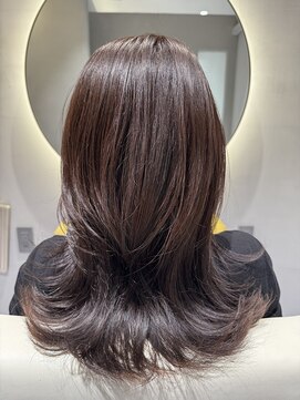 アンサー(answer) ロング×バイオレットブラウン