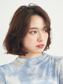 ルクスドレ 新宿(Luxe doree') ★美髪/ボブウルフ/ココアベージュ/シースルーバング/[新宿]