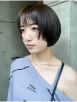 ビートス(BEAT S)&nbsp;【BEAT  S】黒髪/ダークアッシュ/レイヤー/ショート／名古屋栄