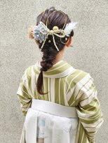 美容室 エクセモ小山&nbsp;ヘアセット/小山/編みおろし/卒業式/成人式/お呼ばれアレンジ
