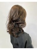コテで巻いたようなデジタルパーマ
