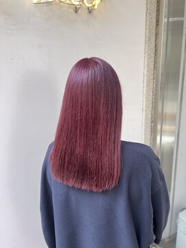 アジールヘア 北千住駅西口店(agir hair) チェリーレッド 暖色カラー