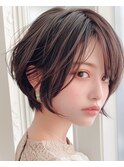 ハイライトバレイヤージュダブルカラーショートカット30代40代