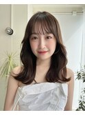 イメチェンワイドバング美髪似合わせせカットくびれミディ
