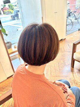 リシェールグリーン 越谷花田店(RICHAIR GREEN) イメチェン/ホワイトブロンド/外ハネボブ/ワイドバング/越谷