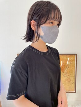 セプト(sept.)の写真/視線を集める顔周りだからこそバランスを見極める高いカット技術が大事◎理想のスタイルを《sept.》で＊