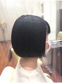 20代30代40代大人かわいい前下がり丸み美シルエットボブ