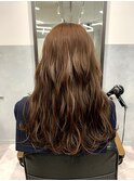 初カラーでブリーチなしライトブラウンボブショートロング10代