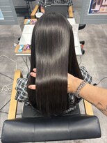 キング 梅田店(K!ng)&nbsp;縮毛矯正髪質改善ハイライトレイヤーカット梅田美容室エクステ