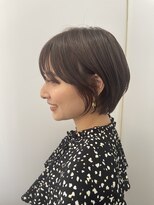 ハピネス 王寺店(Happiness)&nbsp;レイヤーショート、丸みショート、似合わせカットココアブラウン