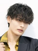 オーシャントーキョー 心斎橋(OCEAN TOKYO WEST)&nbsp;シャドウパーマシースルーラウンドマッシュ波巻きパーマウルフ