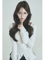 プリアバイポプルス 渋谷(pria by popls)&nbsp;ミディアムレイヤーハッシュカット顔周りレイヤーカット韓国ヘア