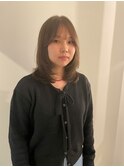 レイヤーカット/オリーブグレージュ