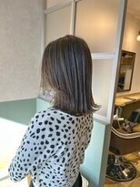 ambitious 羽村店【アンビシャス】【2月11日OPEN（予定）】&nbsp;ブリーチなしダブルカラーミルクティーグレージュ