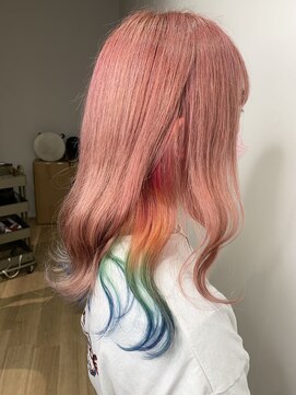 ララ バイ ブレイク(LALA by BREK) BREK/20代30代40代/髪質改善/ピンクベージュ/インナーカラー