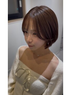 アバーブ ギンザ(Above Ginza) 大人かわいい/ミニボブ/チョコレートブラウン/ヘッドスパ