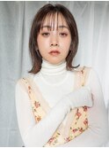 大人ガーリー#ダークアッシュミディアムレイヤーカット
