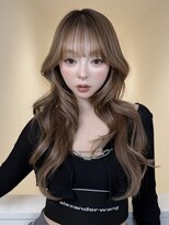 アイトーキョーエス 渋谷(AI TOKYO S)&nbsp;着物ヘア/ダークアッシュ/ミディアムレイヤーカット/渋谷