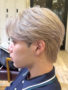 オーシャントーキョー(OCEAN TOKYO) ミルクティーベージュニュアンスパーマ韓国マッシュグレー