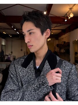 アデ オモテサンドウ(ade omotesando) 大人メンズショート　ニュアンスパーマ