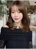 【MINX渋谷】顔まわり似合わせレイヤーカット＋カラー