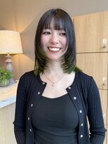 ユウヘアー 千代田橋店(U Hair)&nbsp;レイヤーカット/裾カラー