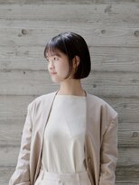 ソルト(Salt)&nbsp;大人ナチュラルな切りっぱなしボブ×艶髪/ショートボブ/小顔