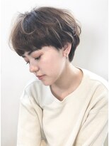 リンネ(Lin'ne)&nbsp;マッシュルームヘア/丸みショートスタイル/暗髪