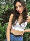 外国人風ハイライトグレージュ