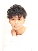 メンズツーブロックパーママッシュショート髪質改善理容室