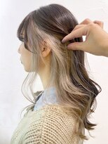 アイティー バイ アルバム 中野店(IT by ALBUM) イヤリングカラー_ラベンダーカラーくびれミディ_ba320022