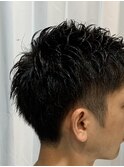 ツーブロックベリーショート