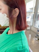 ラ メール ヘア デザイン(La mer HAIR DESIGN)&nbsp;ブリーチ無しカラー/レッドカラー