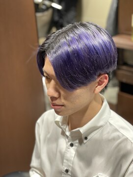 ヒロギンザ 八重洲店(HIRO GINZA) バイオレット/センターパート/韓国スタイル