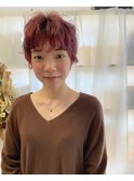 ベリーショートピンク