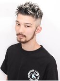 ダークアッシュニュアンスパーマ韓国マッシュスペインカール 240