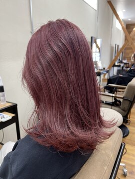 サンディーズ(Sandees) 春のブリーチモーブピンクカラー