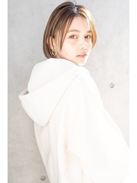 レゴ(REGO) #イメチェンピンクベージュ前髪クールショート