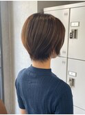 30代40代50代　大人女性/前髪ありショートボブ/ショートヘア